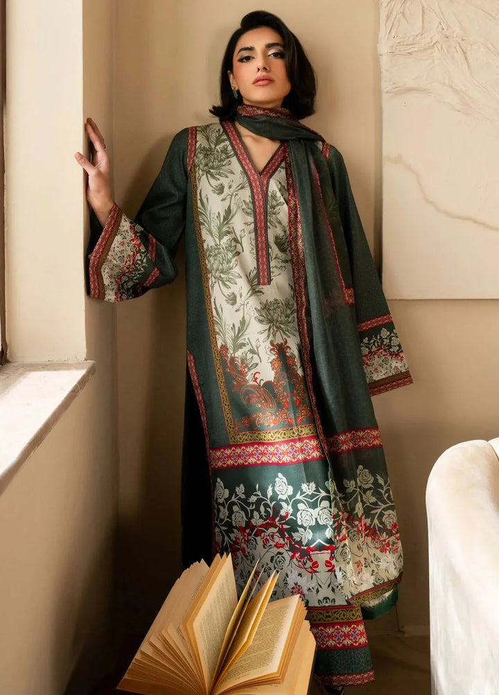 Nazm by Maryum N Maria Printed Silk Suits Unstitched 3 Piece MNM25N MS50459-Stella - Fall Collection