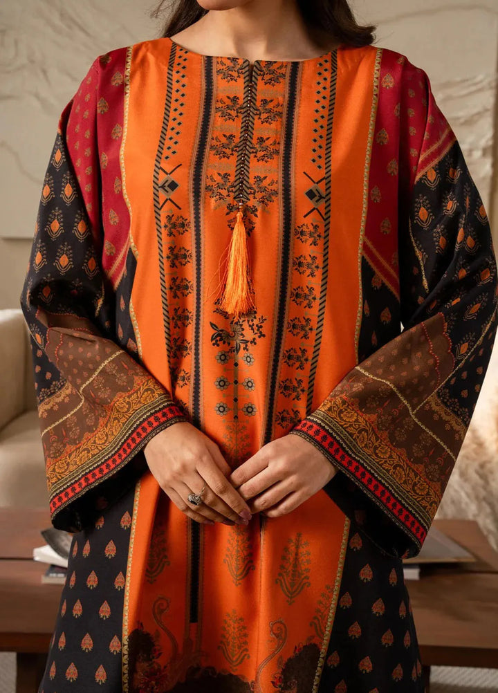Nazm by Maryum N Maria Printed Silk Suits Unstitched 3 Piece MNM25N MS50463-Selena - Fall Collection
