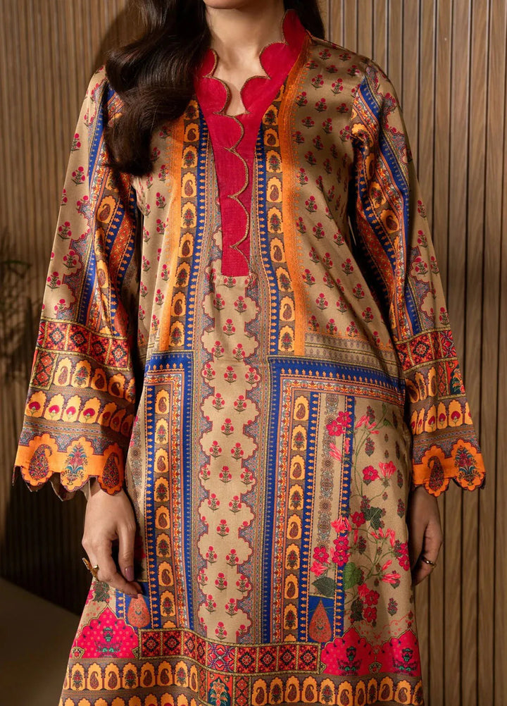 Nazm by Maryum N Maria Printed Silk Suits Unstitched 3 Piece MNM25N MS50467-Serena - Fall Collection