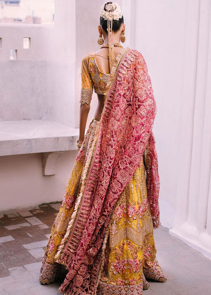 Nazni By Saira Rizwan Embroidered Net Suits Unstitched 3 Piece SR22N SR-02 ZARI - Luxury Collection