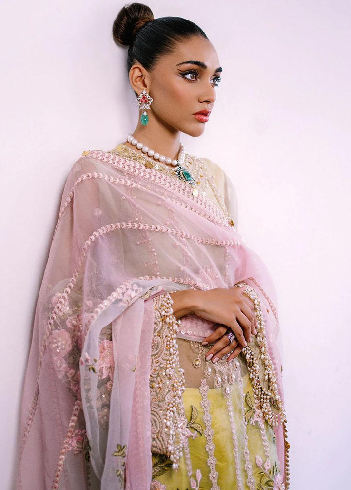 Nazni By Saira Rizwan Embroidered Organza Suits Unstitched 3 Piece SR22N SR-05 PARISHEY - Luxury Collection