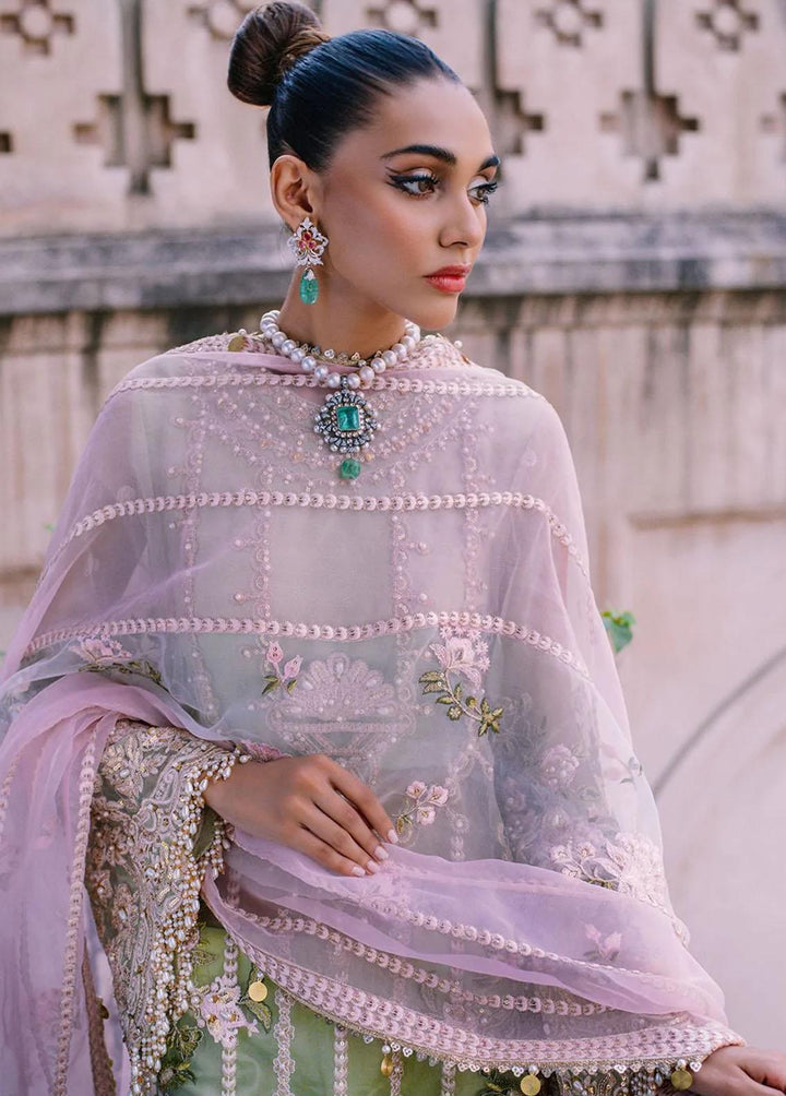 Nazni By Saira Rizwan Embroidered Organza Suits Unstitched 3 Piece SR22N SR-05 PARISHEY - Luxury Collection