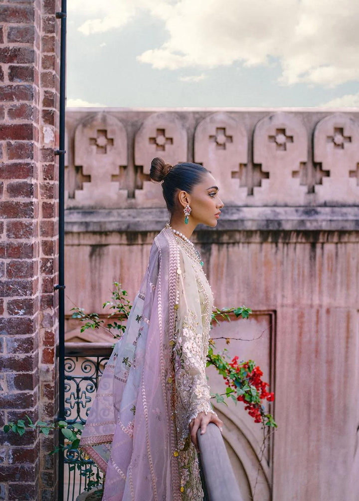 Nazni By Saira Rizwan Embroidered Organza Suits Unstitched 3 Piece SR22N SR-05 PARISHEY - Luxury Collection