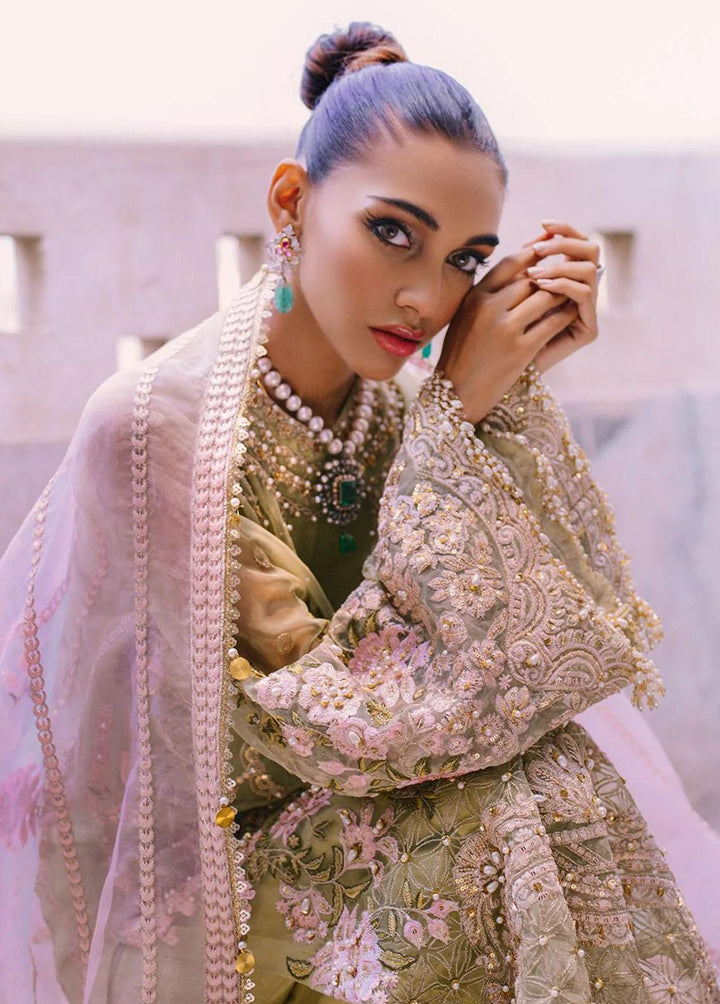 Nazni By Saira Rizwan Embroidered Organza Suits Unstitched 3 Piece SR22N SR-05 PARISHEY - Luxury Collection