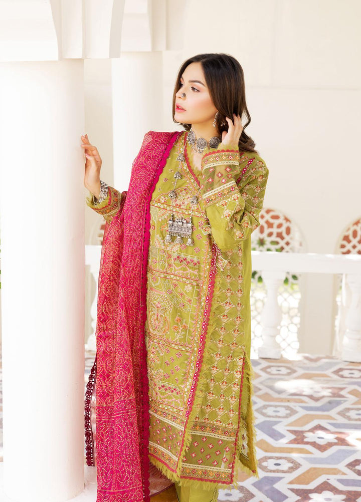 Neelos Embroidered Lawn Suits Unstitched 3 Piece NL22EL SAHAL - Summer Collection