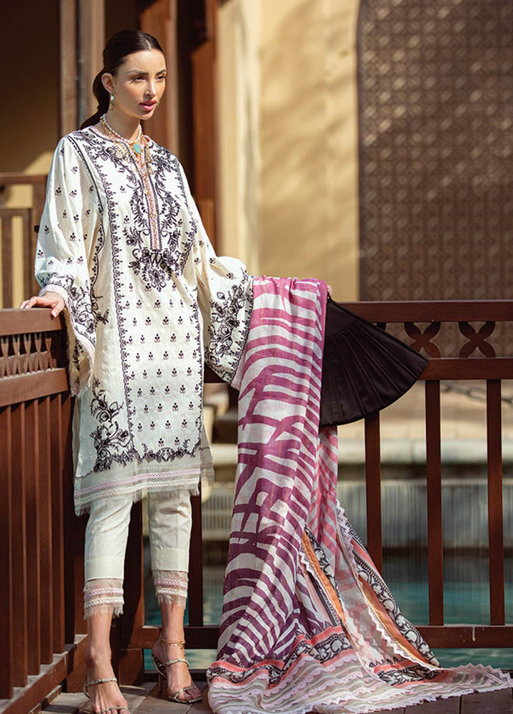 NERA by Farah Talib Embroidered Lawn Suits Unstitched 3 Piece FTA21N 05 Zwaar - Summer Collection