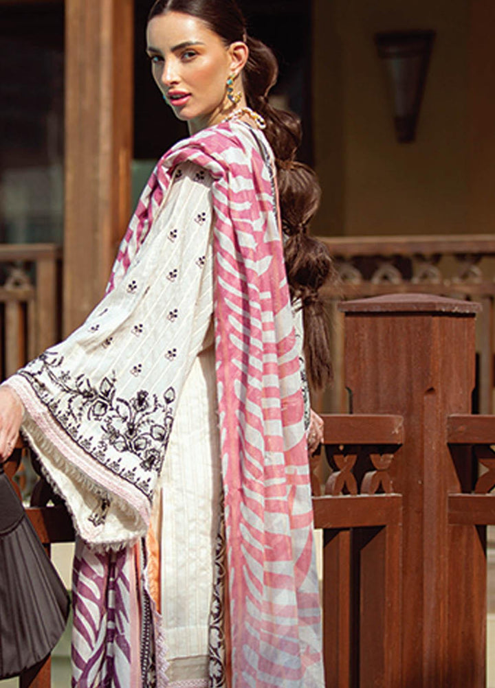 NERA by Farah Talib Embroidered Lawn Suits Unstitched 3 Piece FTA21N 05 Zwaar - Summer Collection