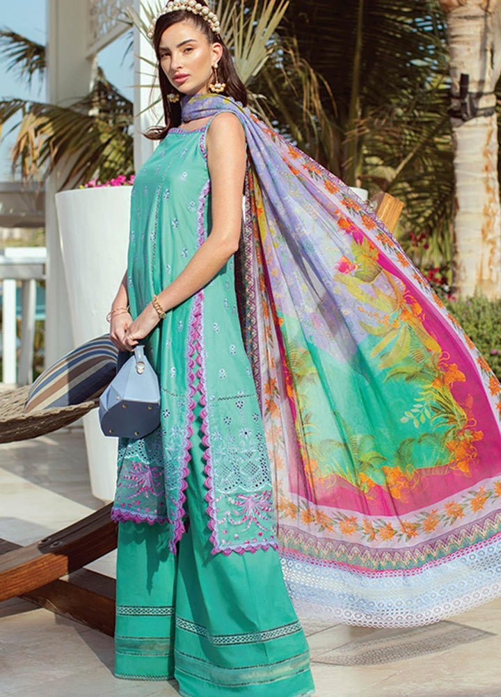 NERA by Farah Talib Embroidered Lawn Suits Unstitched 3 Piece FTA21N 07 Opal - Summer Collection