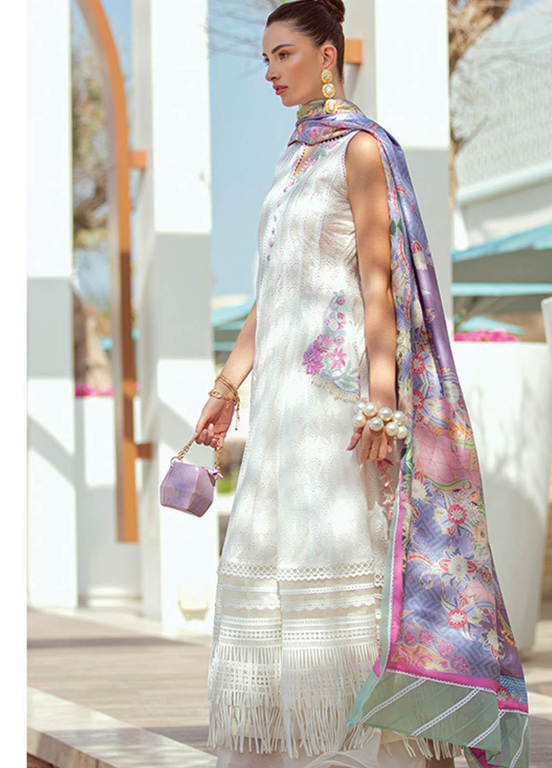 NERA by Farah Talib Embroidered Lawn Suits Unstitched 3 Piece FTA21N 09 Tara - Summer Collection