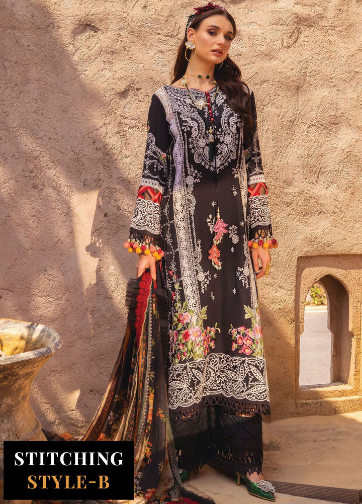 Neroli By Annus Abrar Embroidered Lawn Suit Unstitched 3 Piece ABR24NL AA-NLL24-01 - Luxury Summer Collection