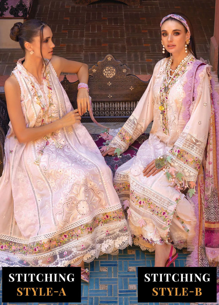 Neroli By Annus Abrar Embroidered Lawn Suit Unstitched 3 Piece ABR24NL AA-NLL24-06 - Luxury Summer Collection