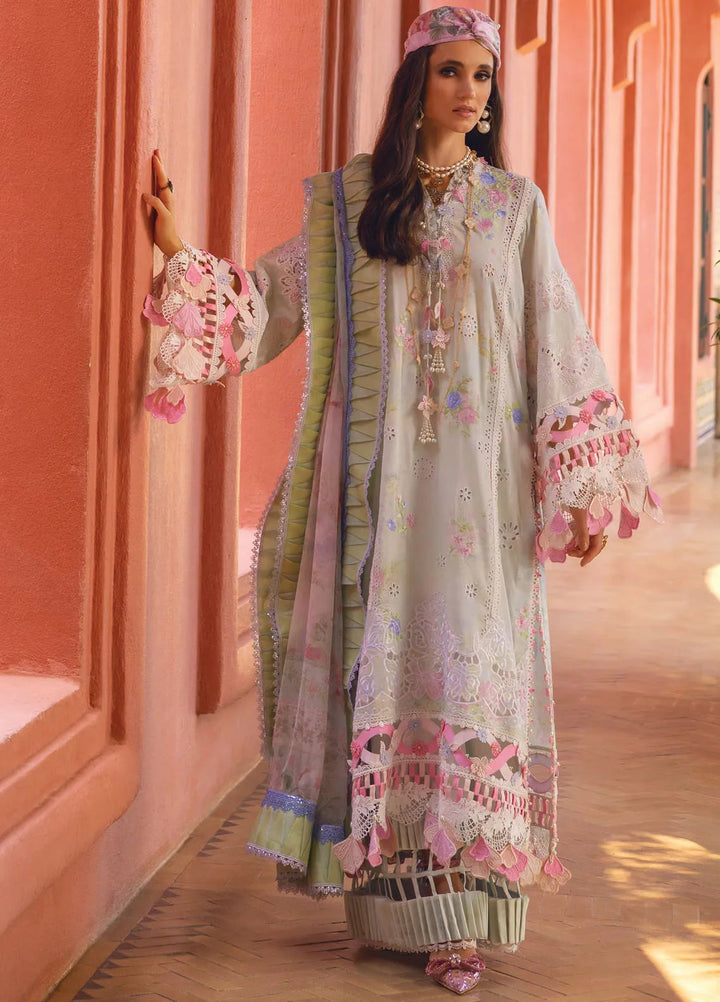 Neroli By Annus Abrar Embroidered Lawn Unstitched Suit 3 Piece ABR24NL AA-NLL24-04 - Luxury Summer Collection