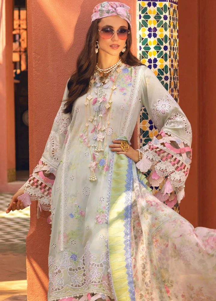 Neroli By Annus Abrar Embroidered Lawn Unstitched Suit 3 Piece ABR24NL AA-NLL24-04 - Luxury Summer Collection