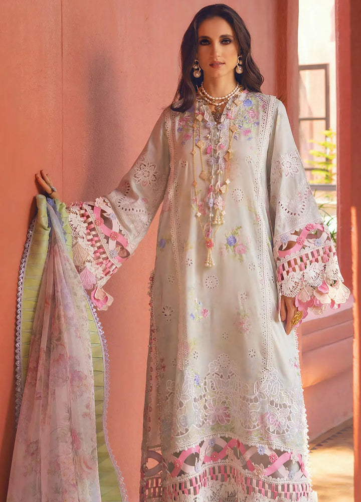 Neroli By Annus Abrar Embroidered Lawn Unstitched Suit 3 Piece ABR24NL AA-NLL24-04 - Luxury Summer Collection