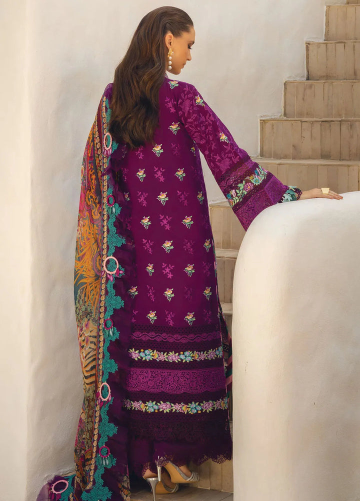 Neroli By Annus Abrar Embroidered Lawn Unstitched Suit 3 Piece ABR24NL AA-NLL24-07 - Luxury Summer Collection
