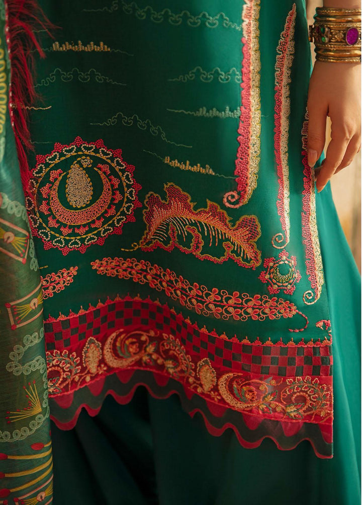 Nighat By Republic WomensWear Embroidered Lawn Suits Unstitched 3 Piece RW21N 01 - Spring / Summer Collection