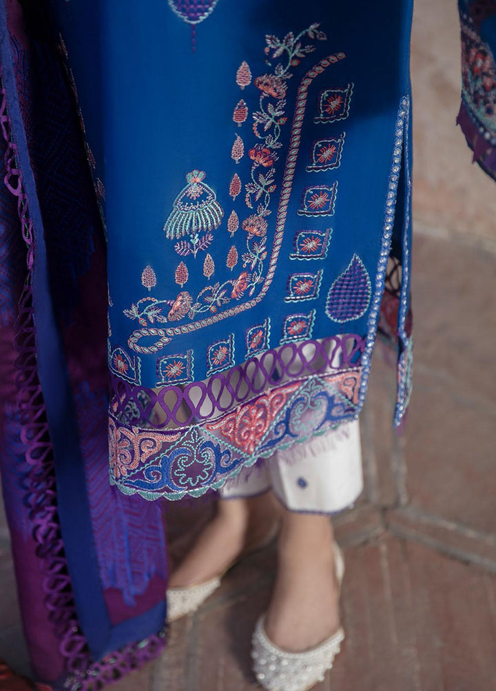 Nighat By Republic WomensWear Embroidered Lawn Suits Unstitched 3 Piece RW21N 02 - Spring / Summer Collection