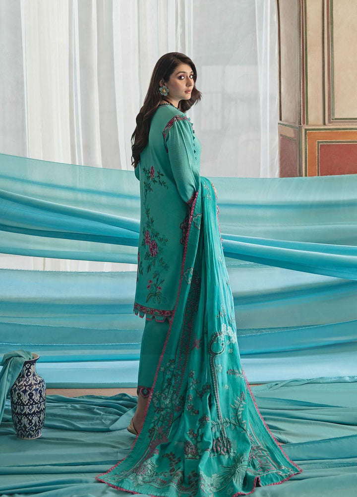 Nighat By Republic WomensWear Embroidered Lawn Suits Unstitched 3 Piece RW21N 07 - Spring / Summer Collection