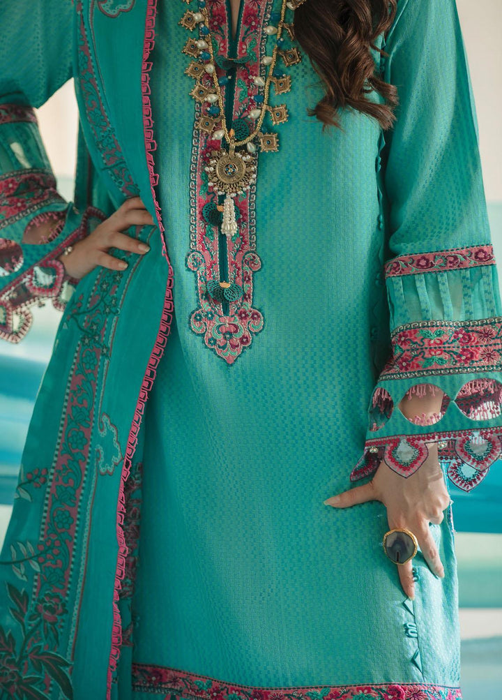 Nighat By Republic WomensWear Embroidered Lawn Suits Unstitched 3 Piece RW21N 07 - Spring / Summer Collection