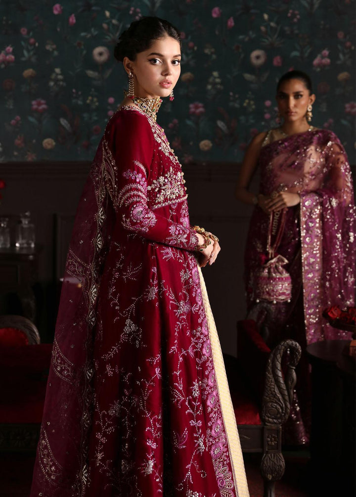 Niloufer By Mushq Embroidered Velvet Suits Unstitched 3 Piece MQ23N MV23-06 Roxana - Luxury Collection