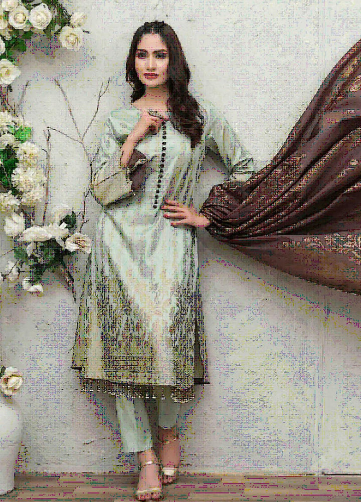 Nilufar By Riaz Arts Banarsi Lawn Suits Unstitched 3 Piece RA22N RA-108 - Summer Collection