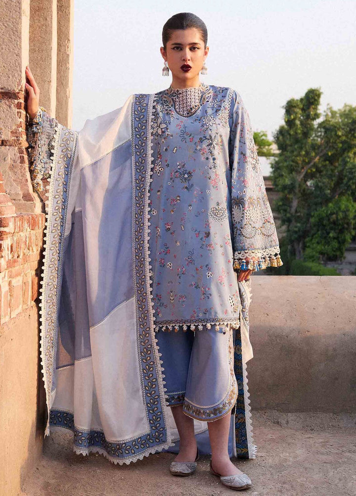 Nirmal by Hussain Rehar Embroidered Lawn Suits Unstitched 3 Piece HRR25NL Fira - Summer Collection