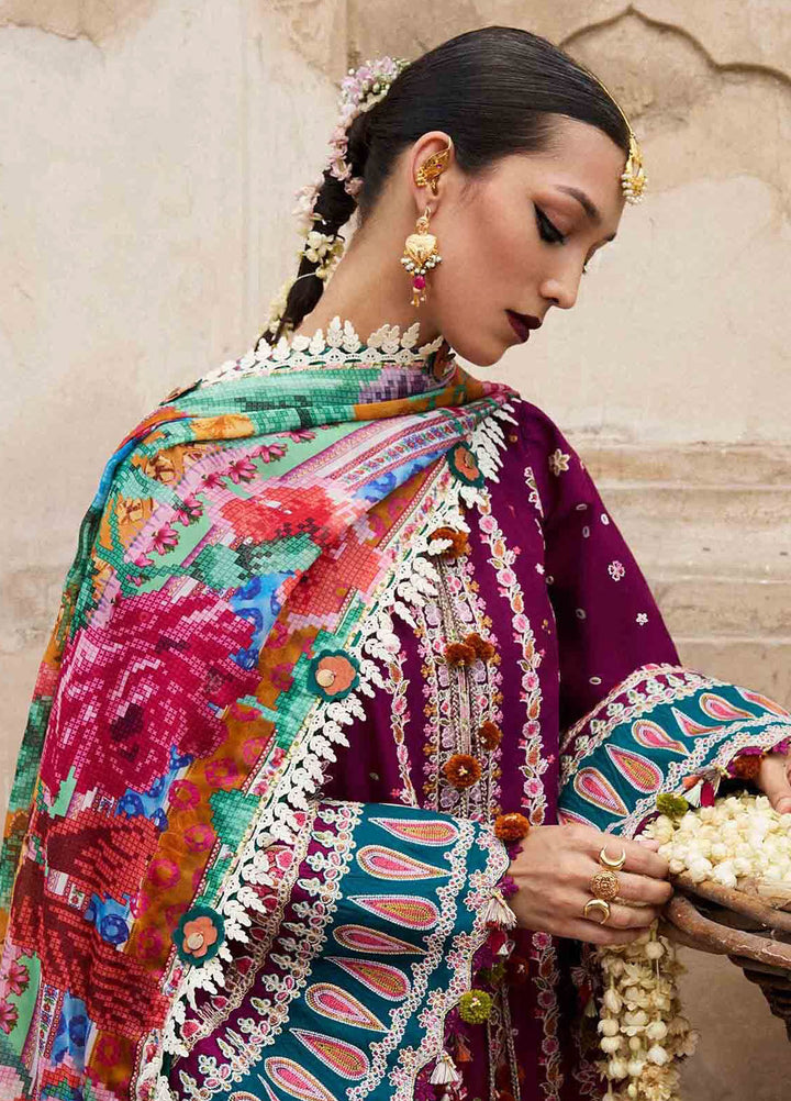 Nirmal by Hussain Rehar Embroidered Lawn Suits Unstitched 3 Piece HRR25NL Kahei - Summer Collection