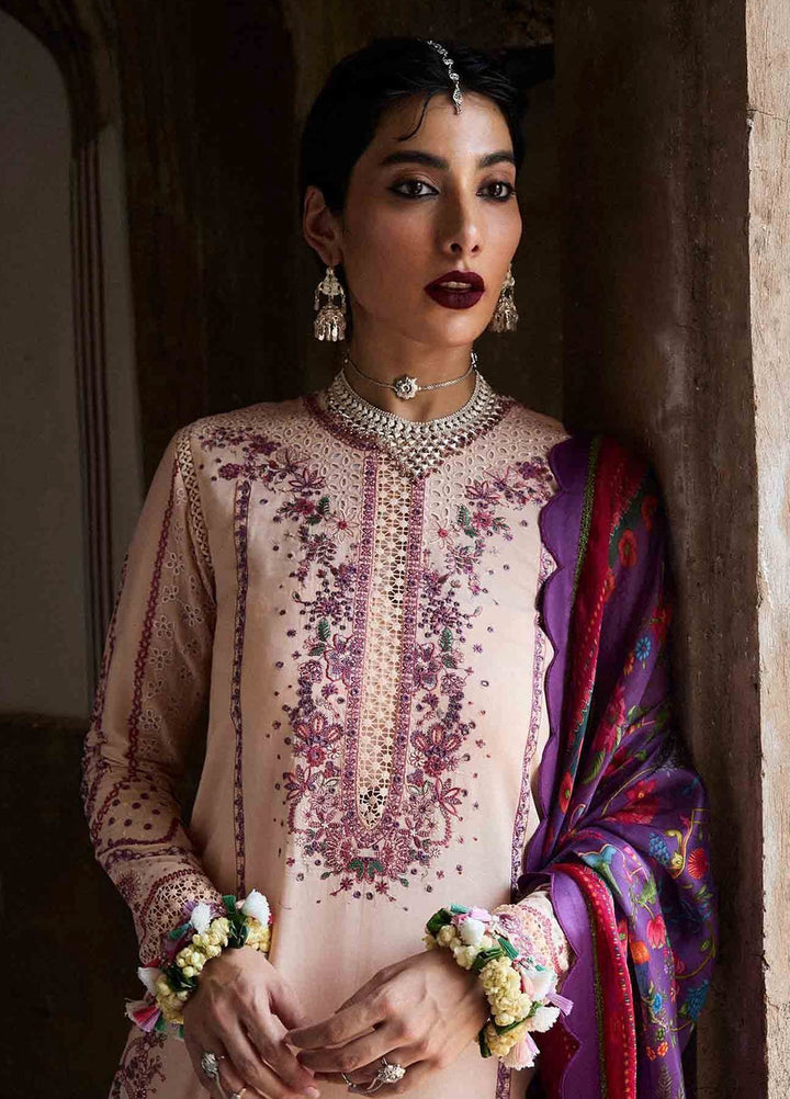 Nirmal by Hussain Rehar Embroidered Lawn Suits Unstitched 3 Piece HRR25NL Lehr - Summer Collection