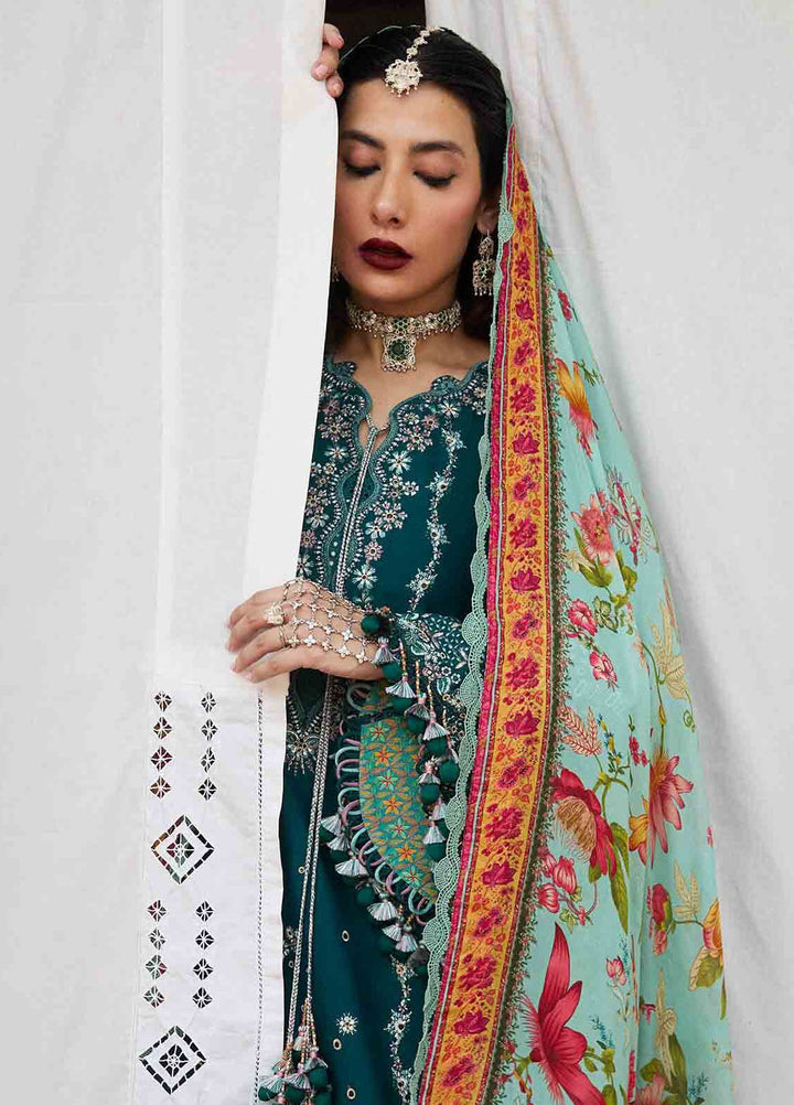 Nirmal by Hussain Rehar Embroidered Lawn Suits Unstitched 3 Piece HRR25NL Saher - Summer Collection