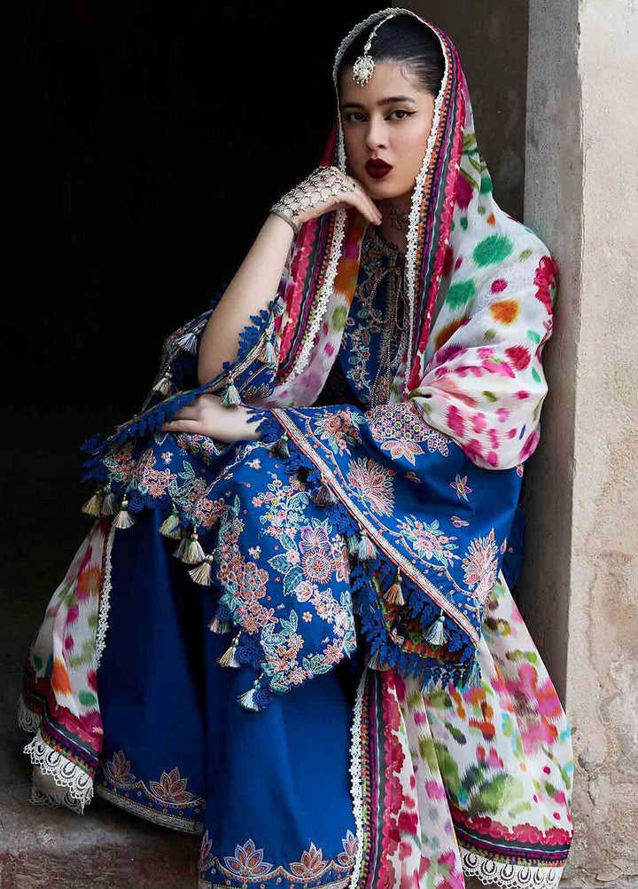 Nirmal by Hussain Rehar Embroidered Lawn Suits Unstitched 3 Piece HRR25NL Zarqa - Summer Collection