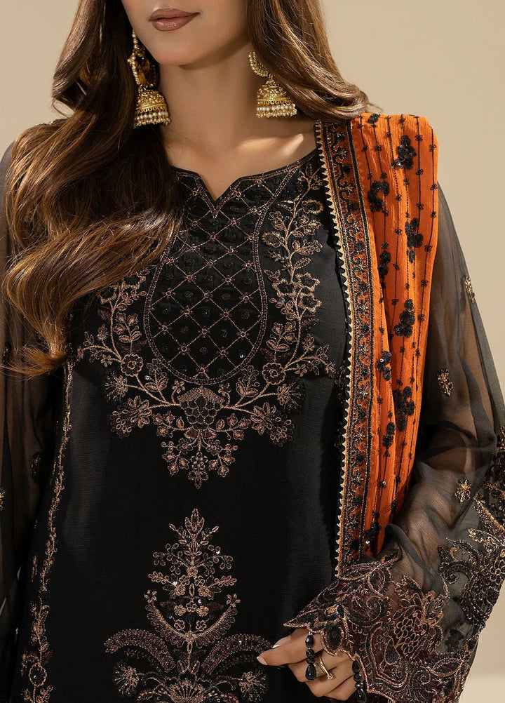Nisha by Imrozia Premium Pret Embroidered Chiffon 3 Piece Suit M-87 Waniya