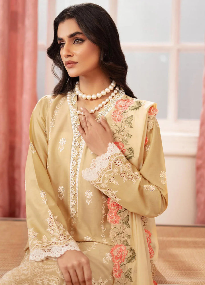 Nissa by RajBari Embroidered Lawn Suit Unstitched 3 Piece RB25N D-10 - Summer Collection
