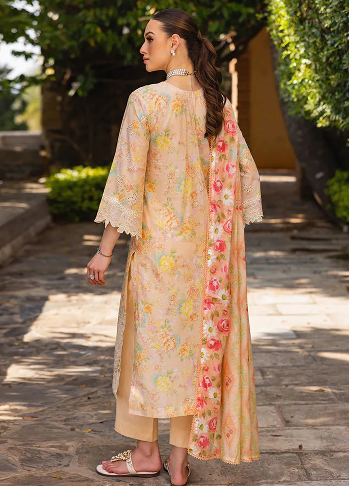 Nissa by Rajbari Embroidered Lawn Suits Unstitched 3 Piece RB25NS D-05 - Summer Collection