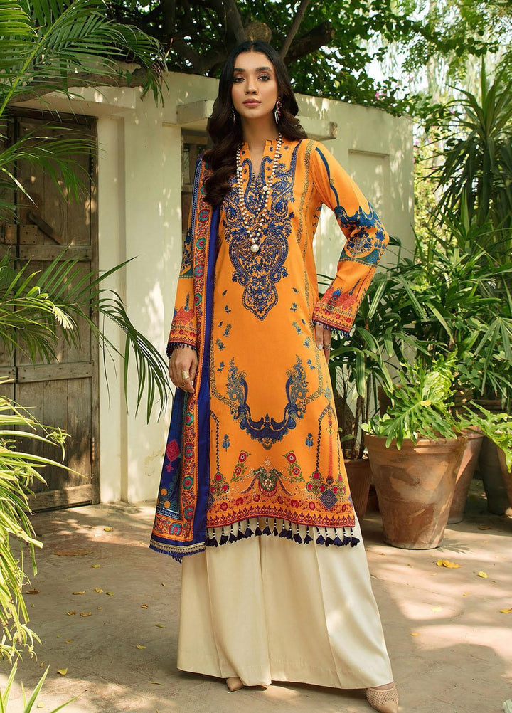 Nissa by RajBari Embroidered Cottel Suits Unstitched 3 Piece RB21N 1/A - Winter Collection