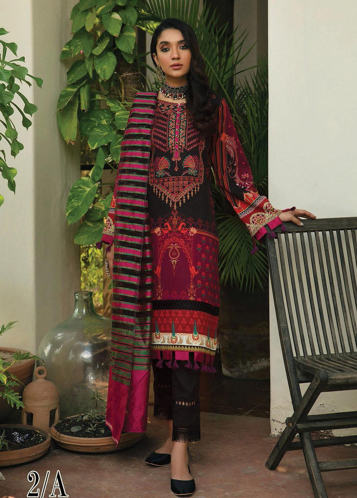 Nissa by RajBari Embroidered Linen Suits Unstitched 3 Piece RB21N 2/A - Winter Collection