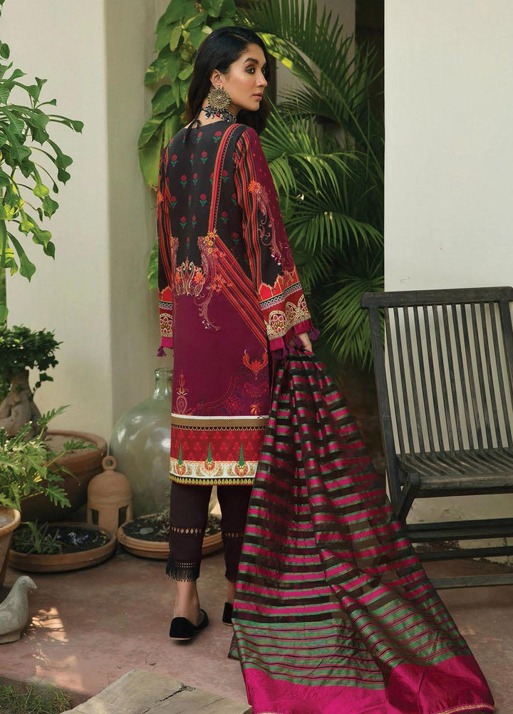 Nissa by RajBari Embroidered Linen Suits Unstitched 3 Piece RB21N 2/A - Winter Collection