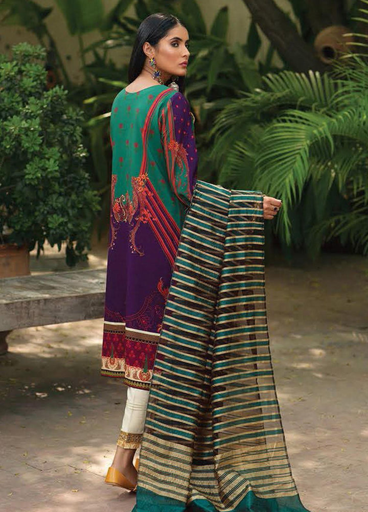 Nissa by RajBari Embroidered Linen Suits Unstitched 3 Piece RB21N 2/B - Winter Collection