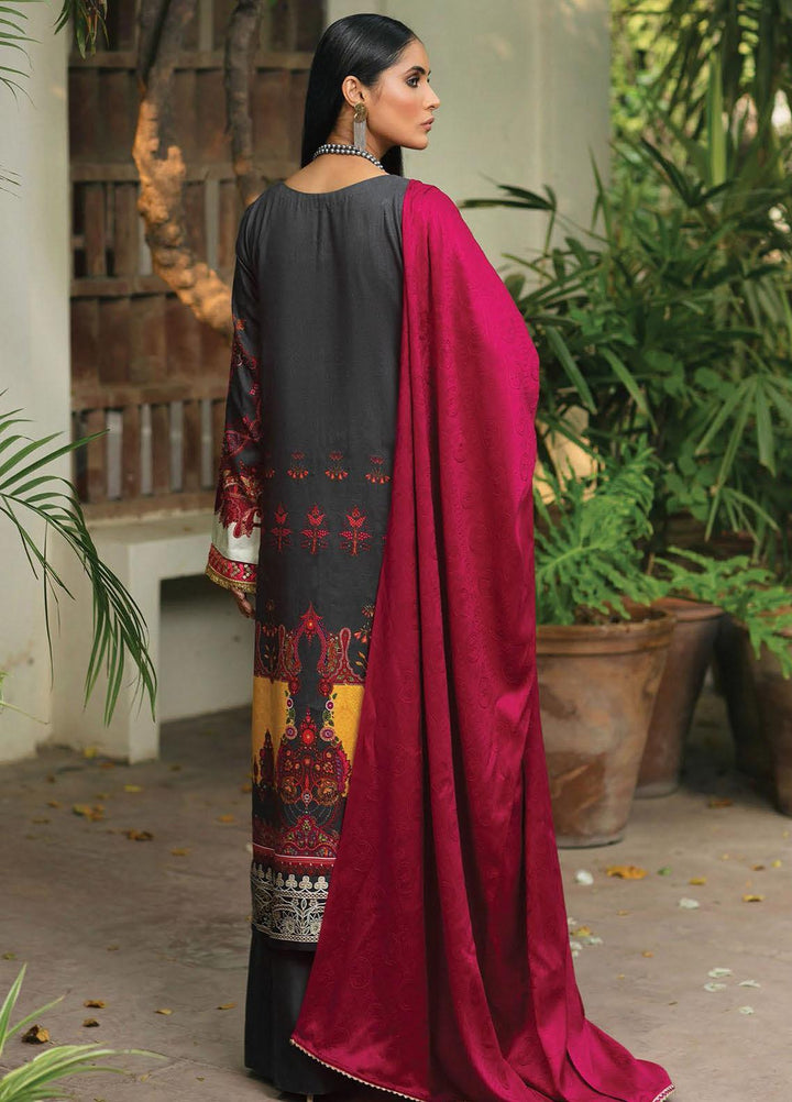Nissa by RajBari Embroidered Cottel Suits Unstitched 3 Piece RB21N 3/B - Winter Collection