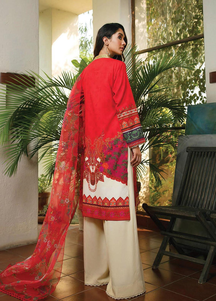 Nissa by RajBari Embroidered Linen Suits Unstitched 3 Piece RB21N 4/A - Winter Collection