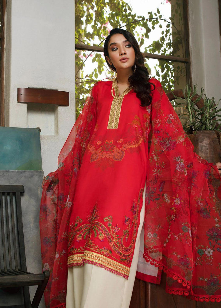 Nissa by RajBari Embroidered Linen Suits Unstitched 3 Piece RB21N 4/A - Winter Collection