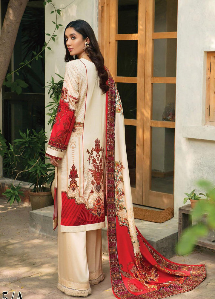 Nissa by RajBari Embroidered Cottel Suits Unstitched 3 Piece RB21N 5/A - Winter Collection