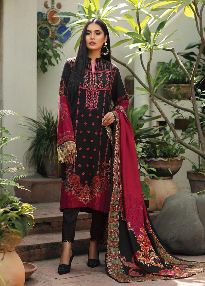 Nissa by RajBari Embroidered Cottel Suits Unstitched 3 Piece RB21N 5/B - Winter Collection