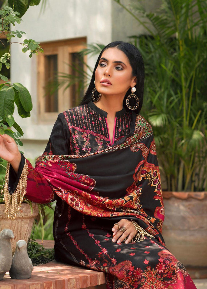 Nissa by RajBari Embroidered Cottel Suits Unstitched 3 Piece RB21N 5/B - Winter Collection