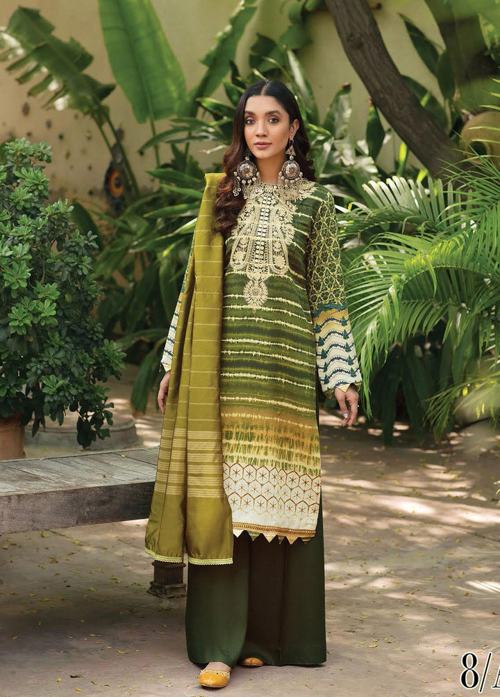 Nissa by RajBari Embroidered Cottel Suits Unstitched 3 Piece RB21N 8/A - Winter Collection
