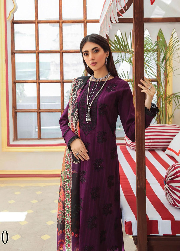 Nissa by RajBari Embroidered Jacquard Suits Unstitched 3 Piece RB22F 10 - Festive Collection