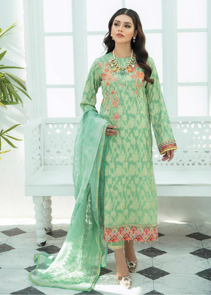 Nissa by RajBari Embroidered Jacquard Suits Unstitched 3 Piece RB22N 06 - Spring / Summer Collection