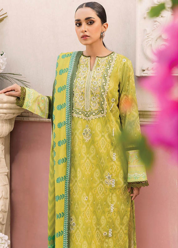 Nissa By RajBari Embroidered Lawn Suits Unstitched 3 Piece RB23NS D2-B - Summer Collection