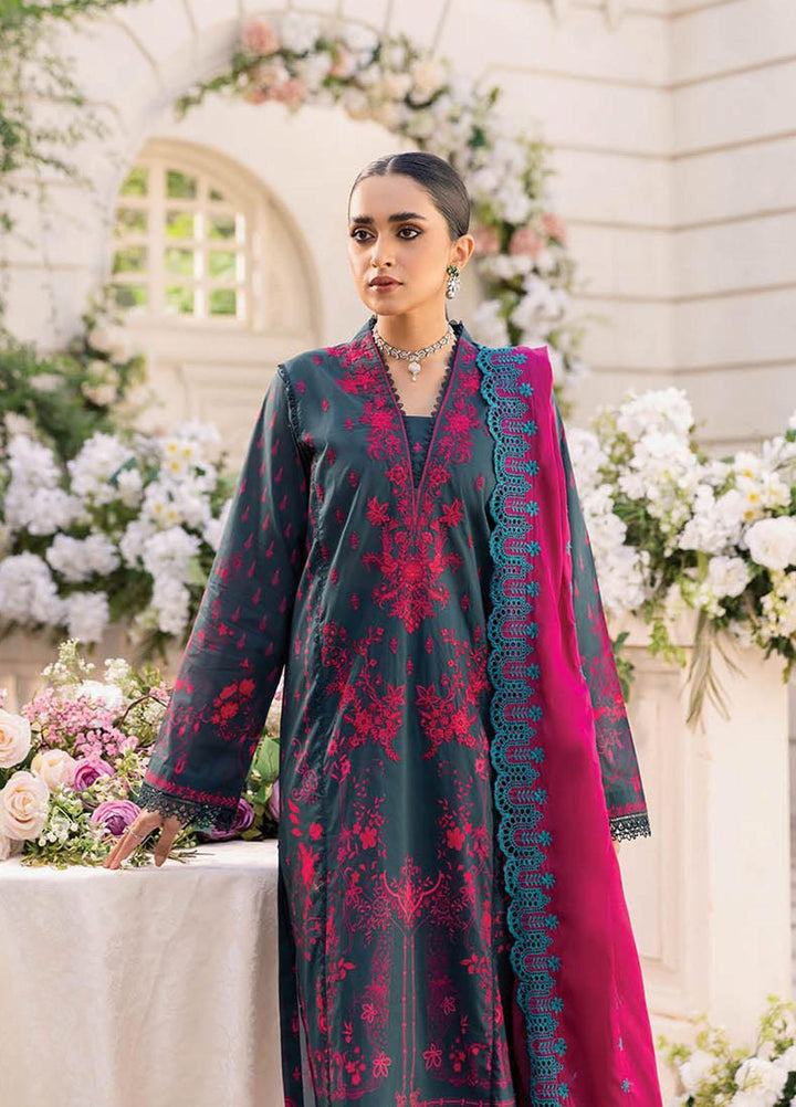 Nissa By RajBari Embroidered Lawn Suits Unstitched 3 Piece RB23NS D3-A - Summer Collection