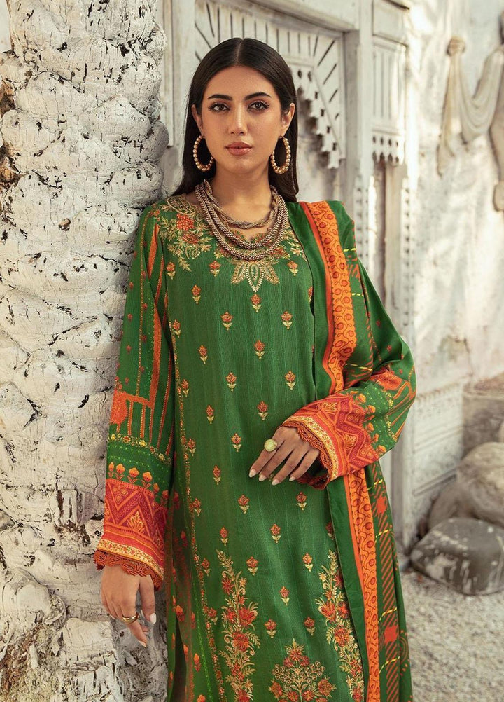 Nissa By Rajbari Embroidered Corduroy Suits Unstitched 3 Piece RB22NW 1A - Winter Collection