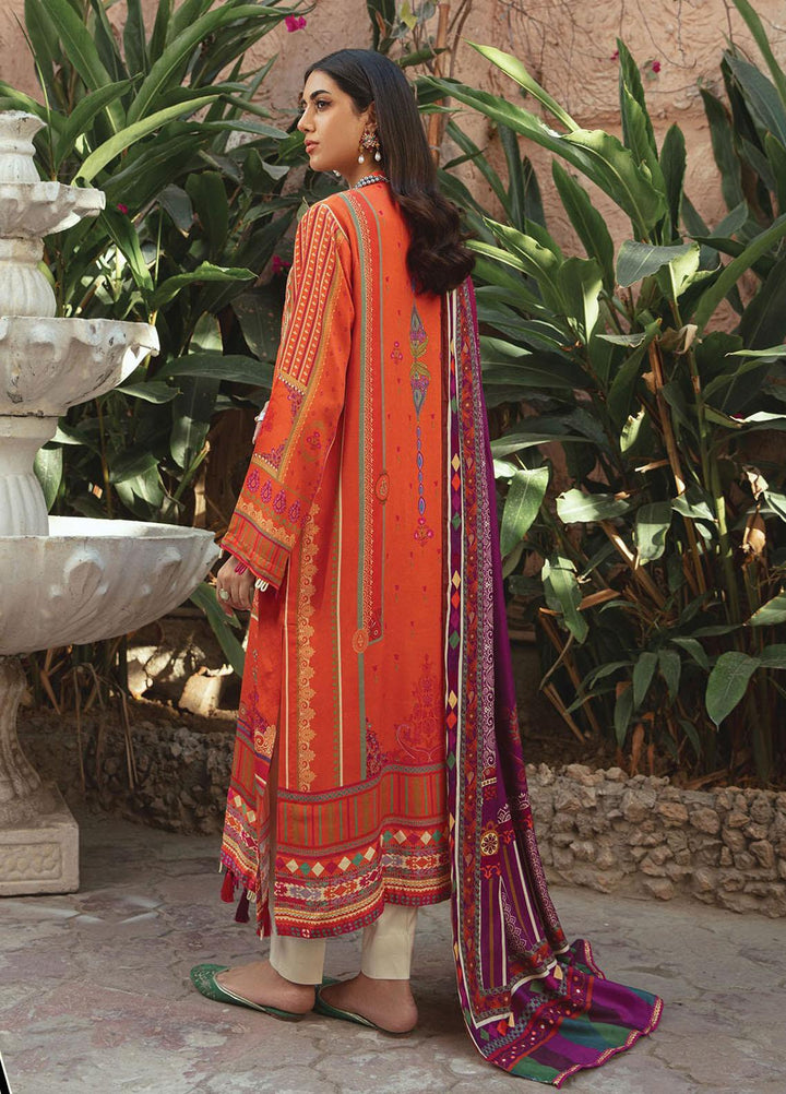 Nissa By Rajbari Embroidered Corduroy Suits Unstitched 3 Piece RB22NW 2A - Winter Collection